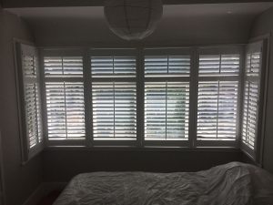 Shutters Fitted To Bay Window In South Woodford North East London